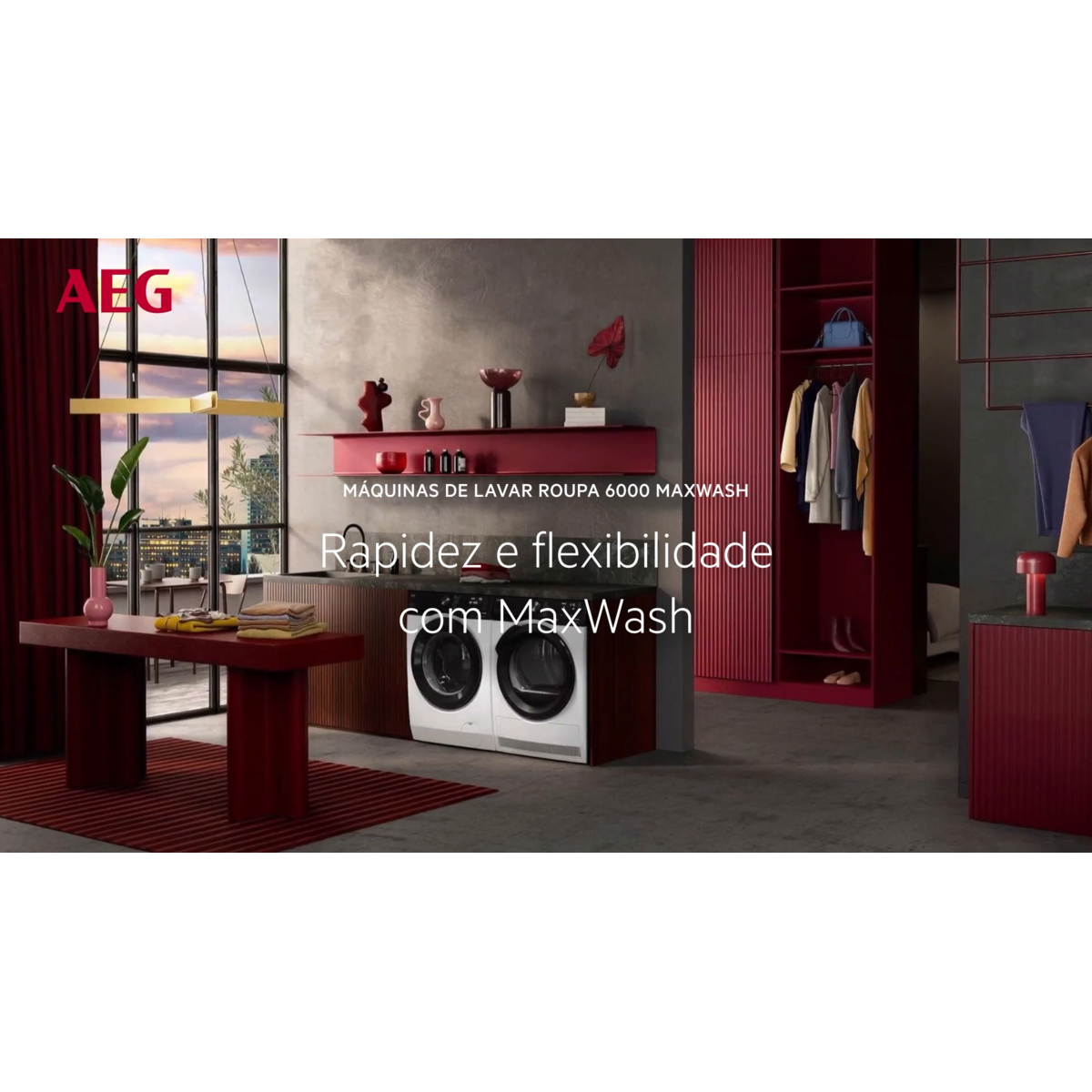 AEG - Máquina de lavar carga frontal - LFE6D94O4B