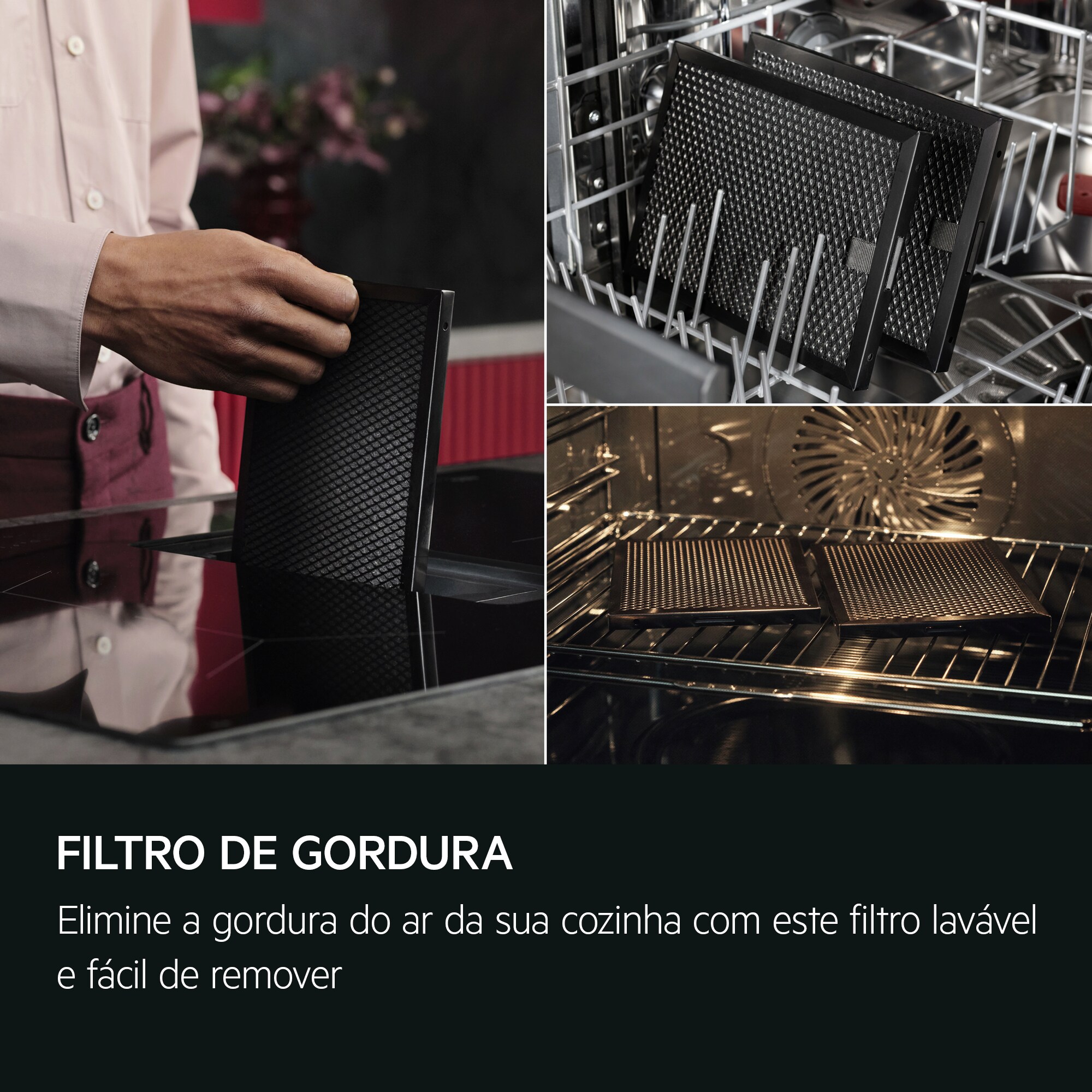 AEG - Placa com exaustor integrado - PE7000S80
