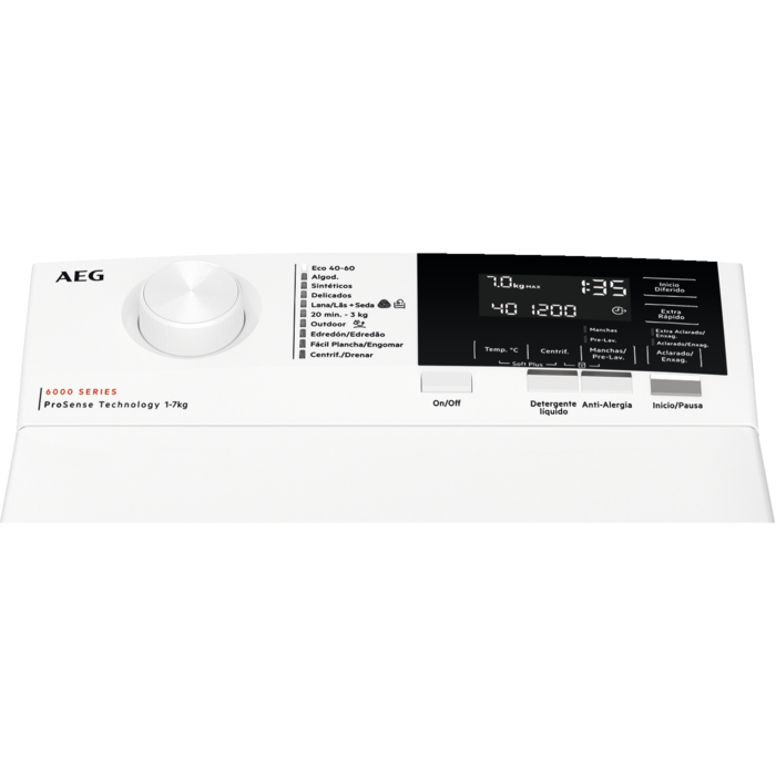 AEG - Máquina de lavar roupa carga superior - LTN6G7210A
