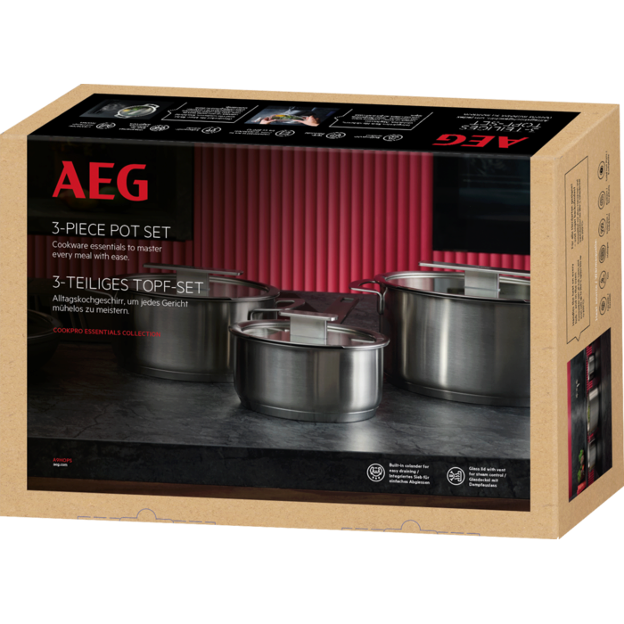 3-Piece Pot Set