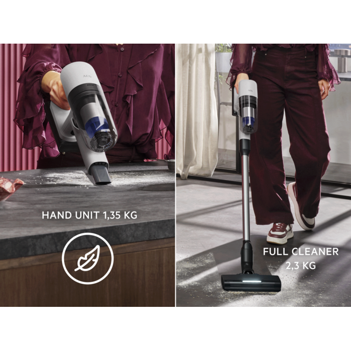 Ultra-light yet powerful, a versatile cleaner ready for every room
