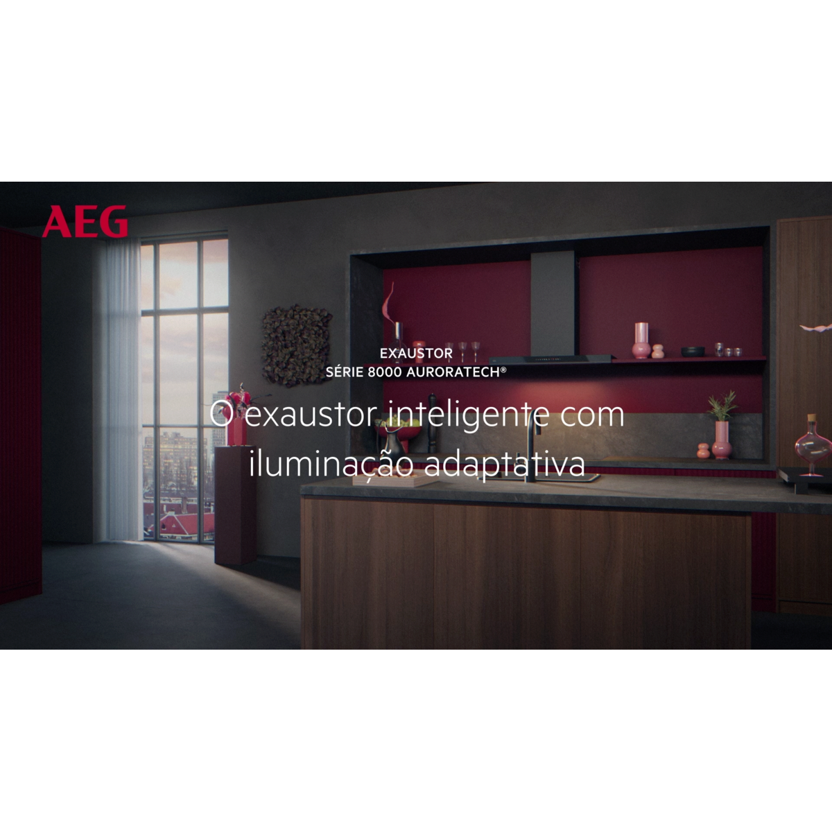 AEG - Exaustor preto - GB87D91CB
