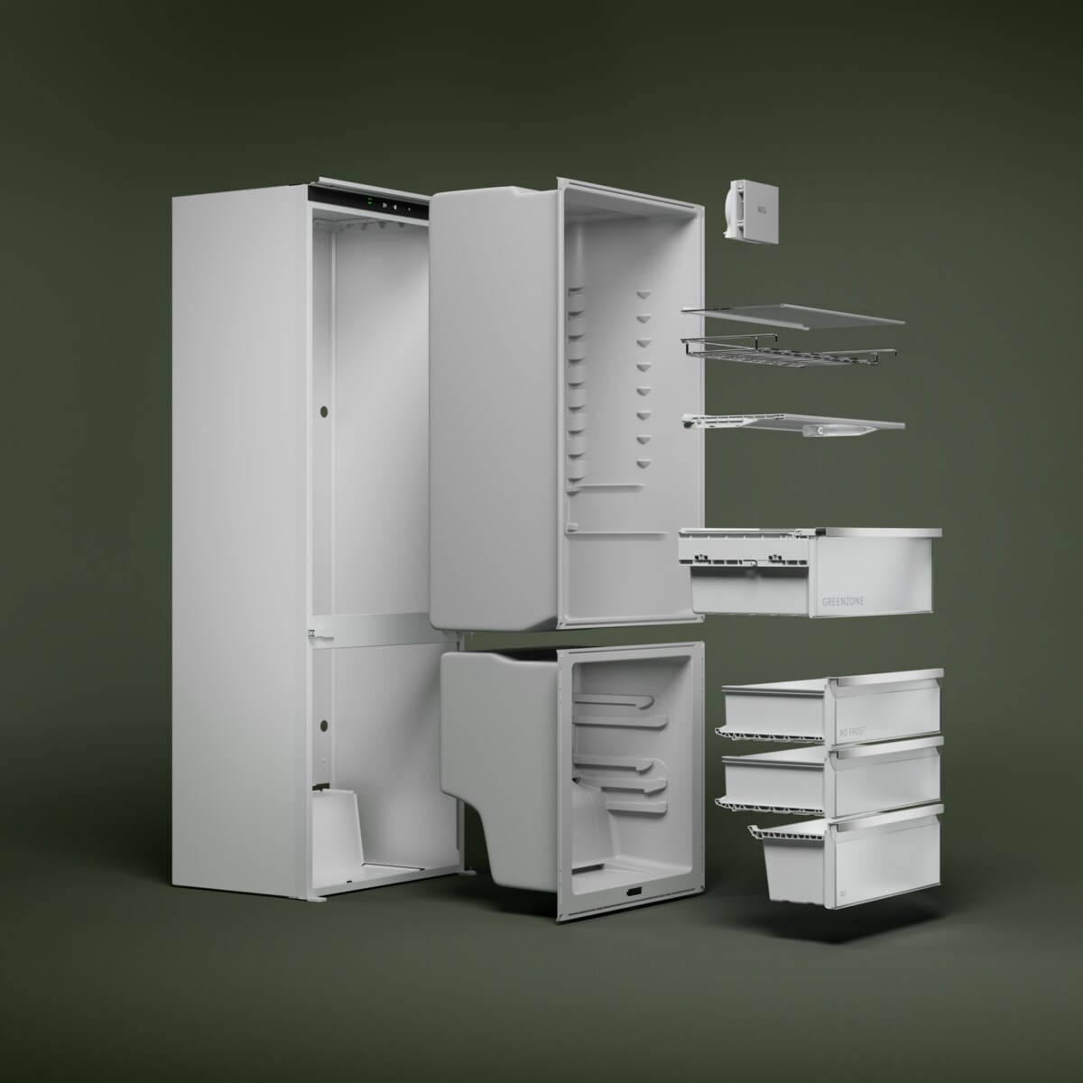 AEG - Combinado de integrar - NSC6M181ES