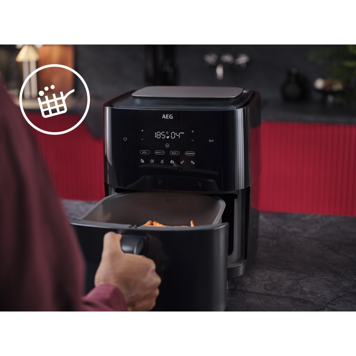 AEG - Air Fryer - AAF7SB