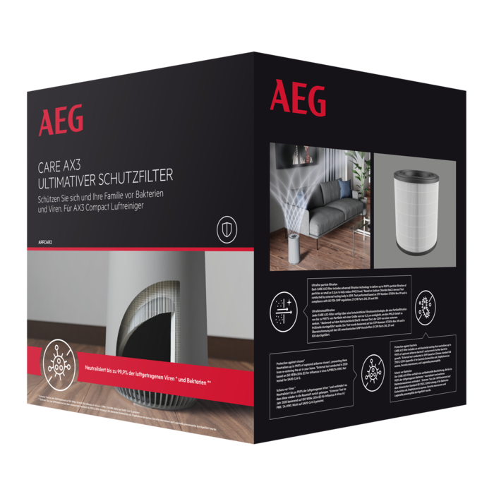 AEG - Filtro de purificadores de ar - AFFCAR2
