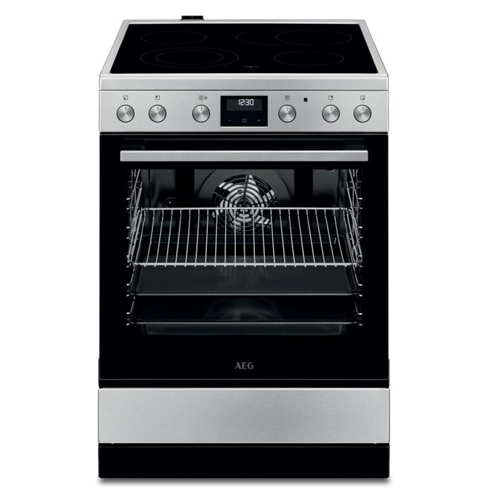 Fogão vitrocerâmica AEG CCB6642CBM de 596 mm