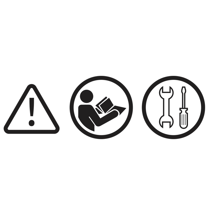 Leia o manual de assistência técnica antes da instalação