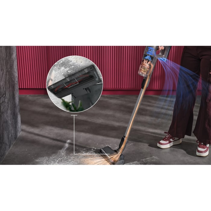 High-performance nozzle. For immaculate, dust-free hard floors