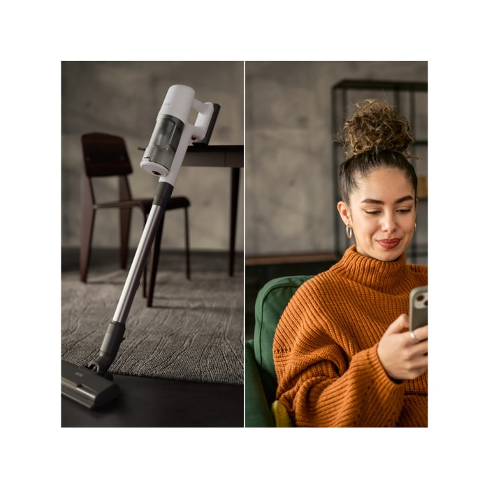 Cordless cleaner that can be easily parked anywhere.