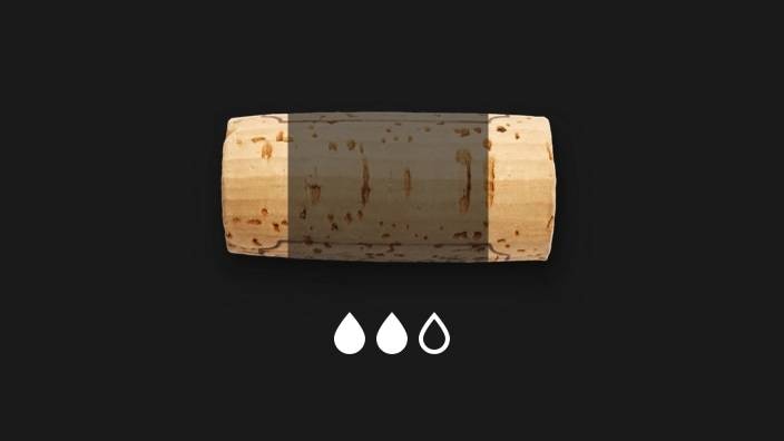 Cortiça em perfeitas condições de humidade