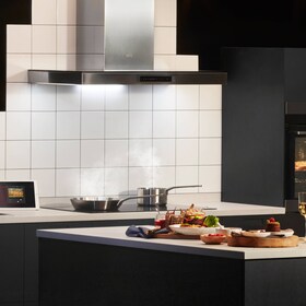 Um exaustor AEG numa cozinha sofisticada 