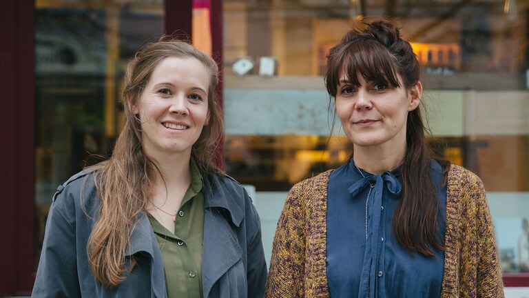 As senhoras da Culinary Misfits lado a lado