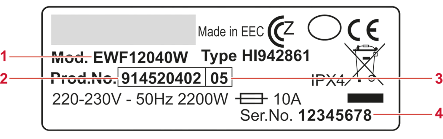 Como é que encontro o modelo / número de produto (PNC)?