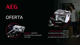 Campanha Aspiradores Verticais AEG