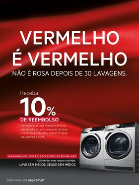 Campanha AEG Lavagem Vermelho é Vermelho